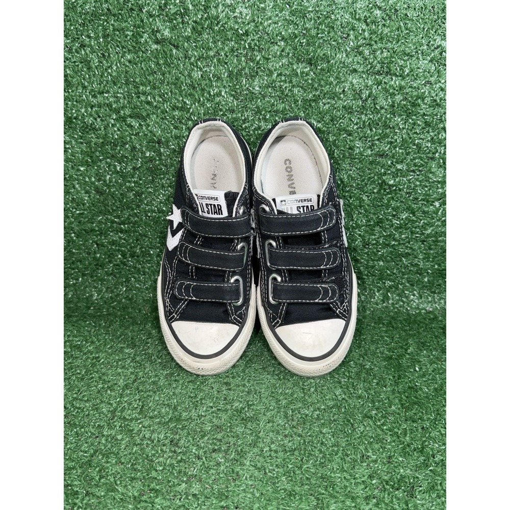 Converse Chuck Taylor All Star Shoes Toddler Kids Size 12 Black Low Top Canvas - Picture 5 of 9